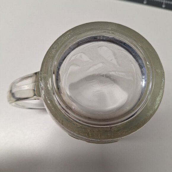 Coca Cola Glass Mug Frosted Embossed Bottles Coffee Tea Vintage USA Made Thick - Picture 5 of 7